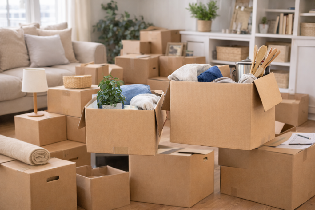 muuttoapu helsingissä, espoossa, vantaalla ja uudellamaalla – tavaroiden pakkaus ja kodin järjestäminen muuton yhteydessä